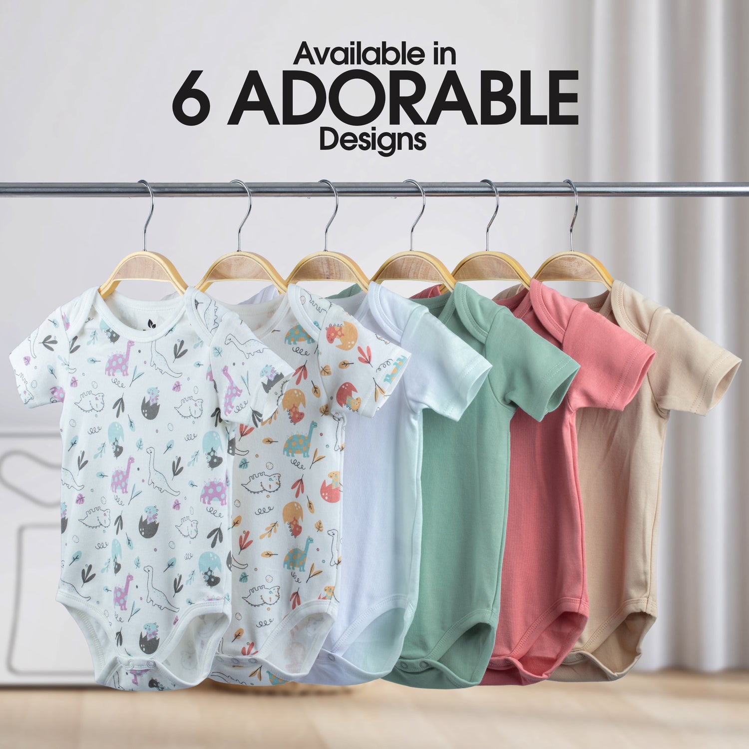 Unisex Organic Cotton Baby Bodysuits